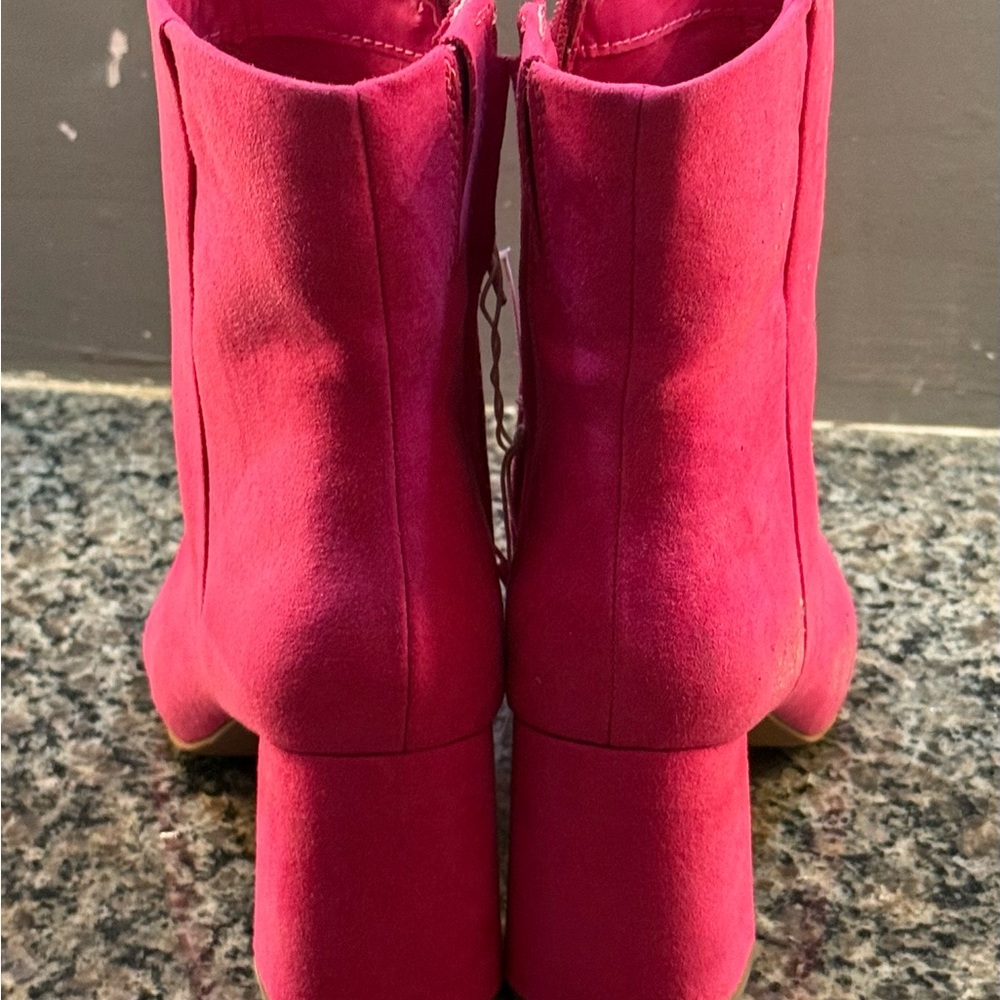 Jorya Faux Suede Ankle Boots  Size 10 - Picture 4 of 5
